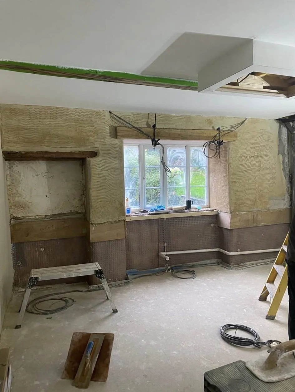 Cottage kitchen in Exeter before work by JCK Carpentry & Building
