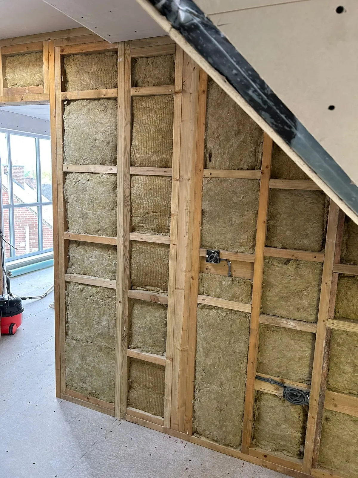 Insulated stud walls – loft conversions by JCK Carpentry & Building, Exeter