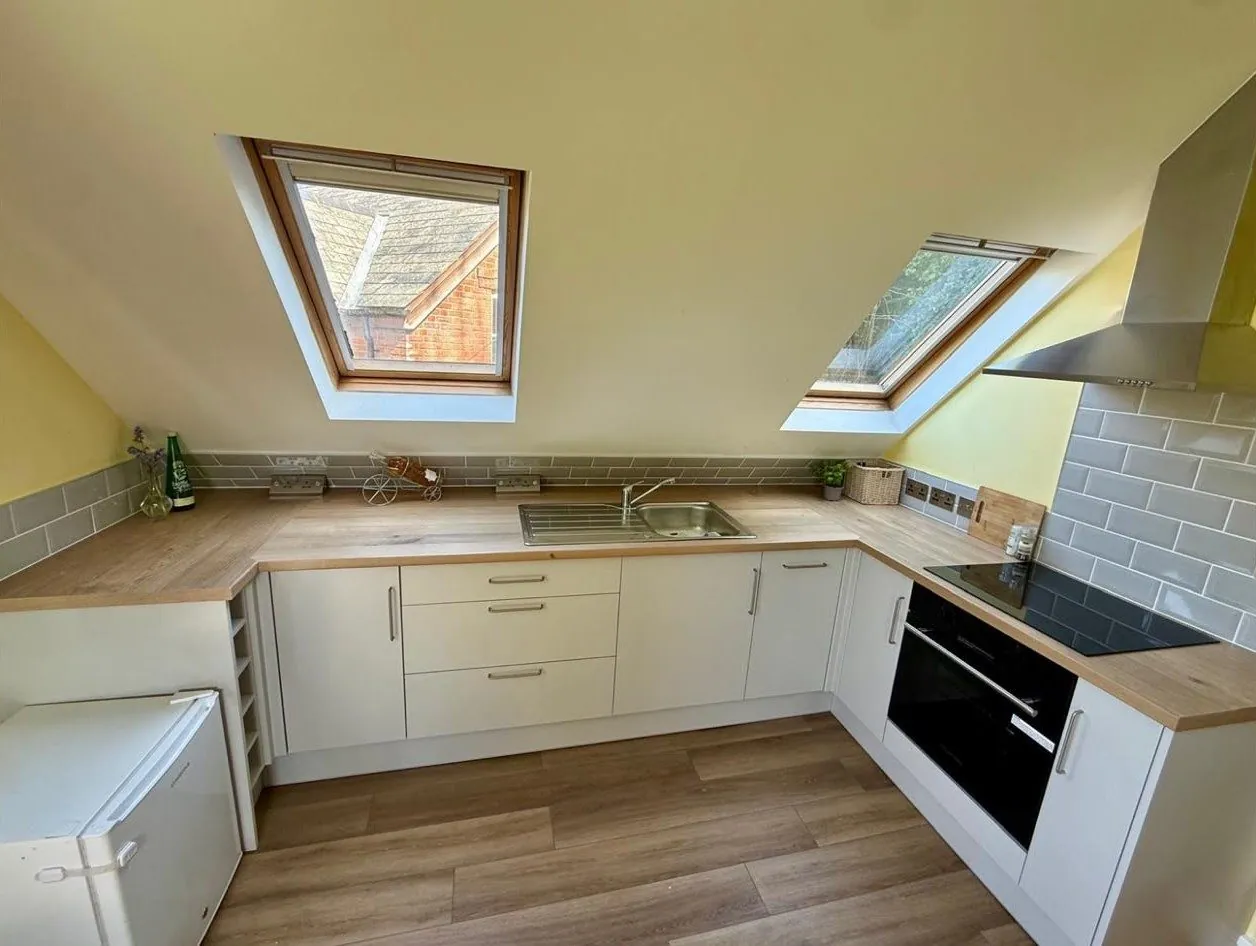 Loft kitchen velux windows 05 – kitchen fitting by JCK Carpentry & Building, Exeter